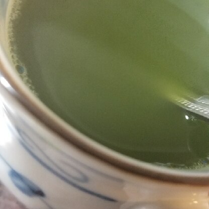 粉末緑茶たっぷりで♪ビタミンcたっぷり効果に期待大です(*^^*)